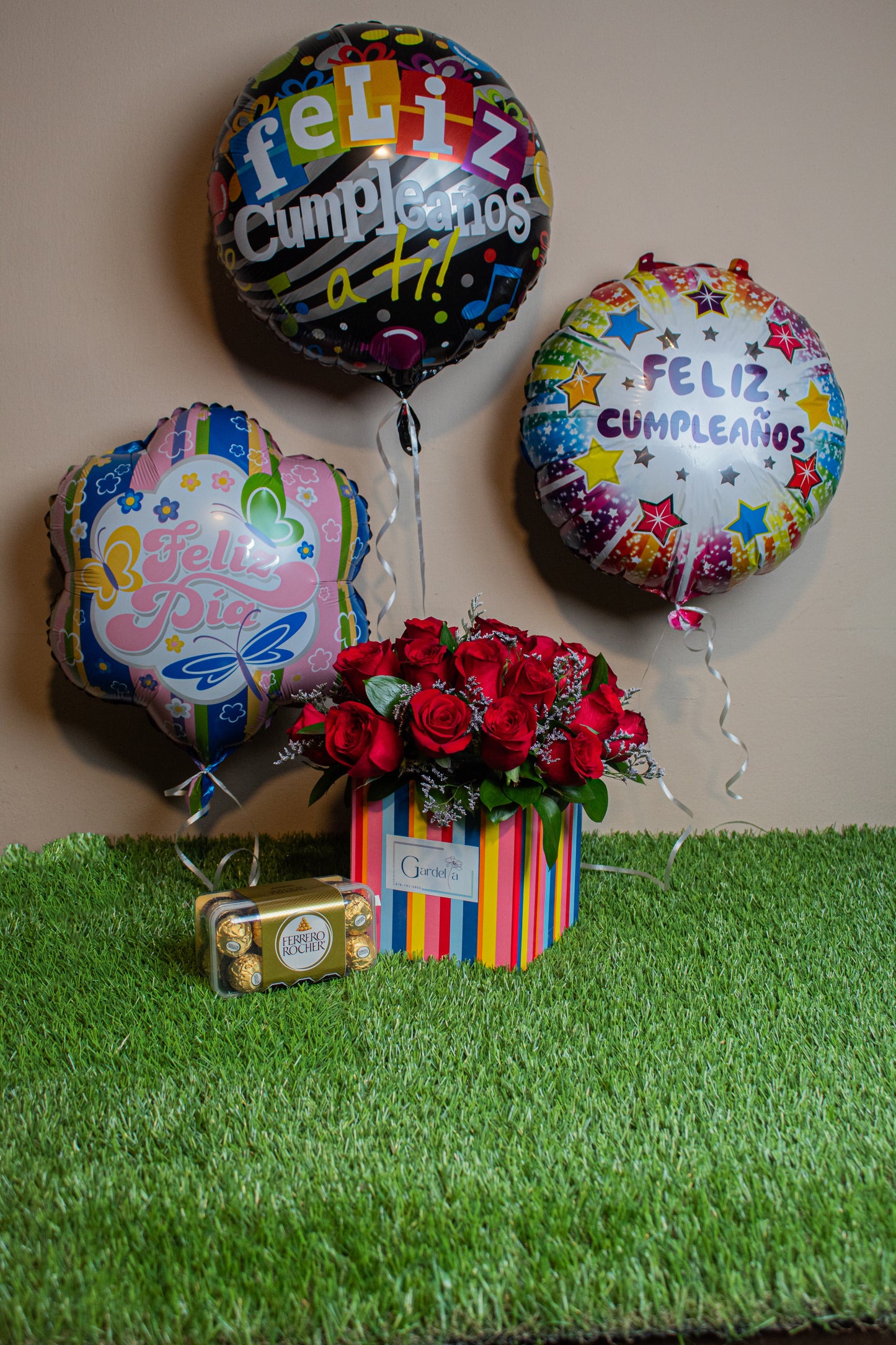 Caja CIRCUS con 3 Globos