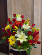 Canasta de Rosas y Lilys