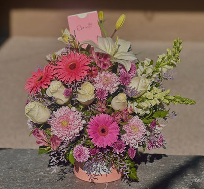 Caja de Rosas & Gerberas