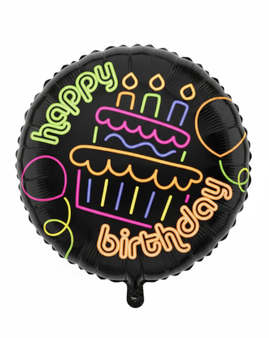 Globo Happy Birthday Neon