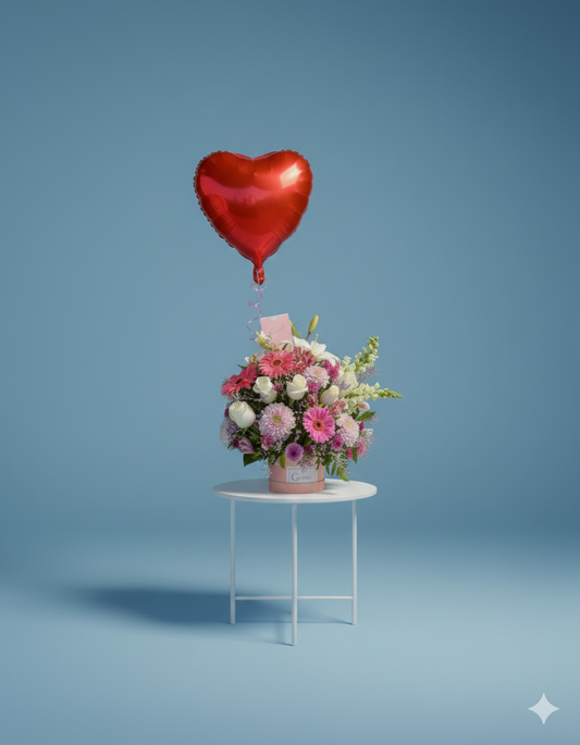 Caja de Rosas & Gerberas